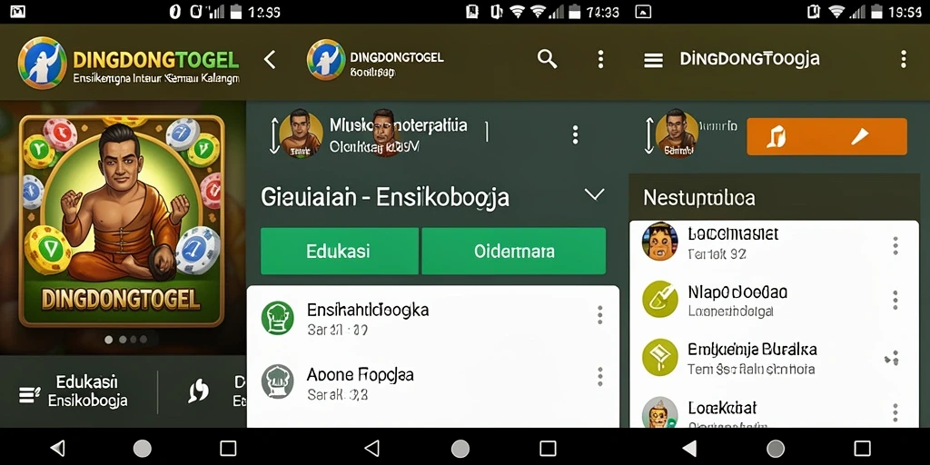 Antarmuka DINGDONGTOGEL yang menarik dan informatif.