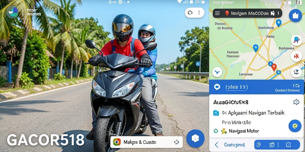 Tampilan antarmuka navigasi GACOR518 yang intuitif dan informatif.