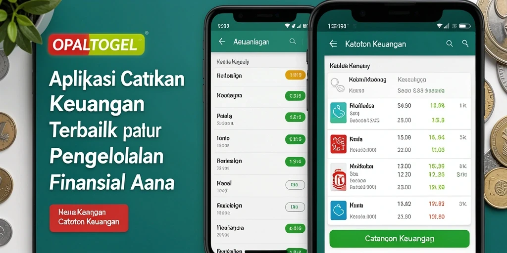 Tampilan antarmuka OPALTOGEL yang sederhana dan fungsional untuk Catatan Keuangan.