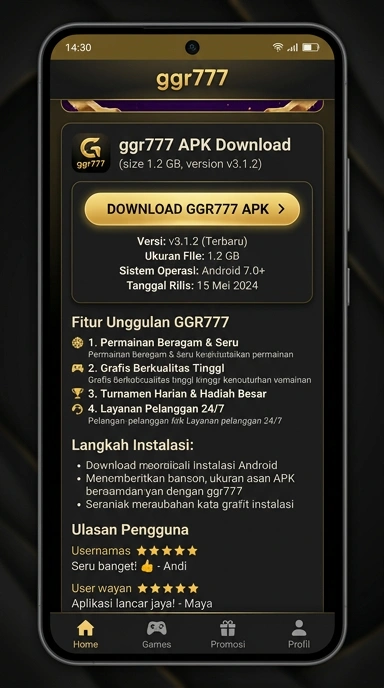 Pengunduhan dan Instalasi ggr777 untuk Android