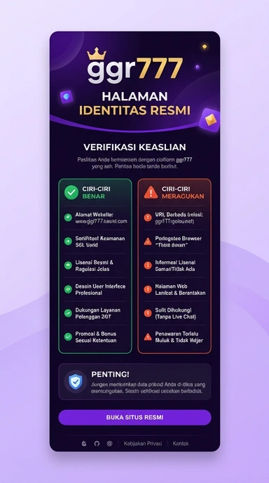 Halaman Resmi ggr777 untuk Pengguna Android Indonesia